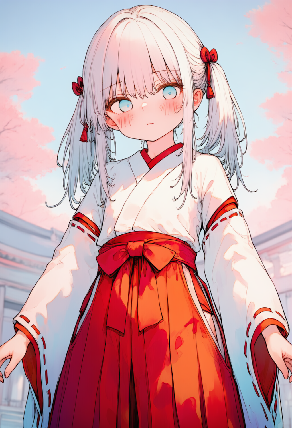 つるぺた巫女服J〇のスリットがえどい_0612