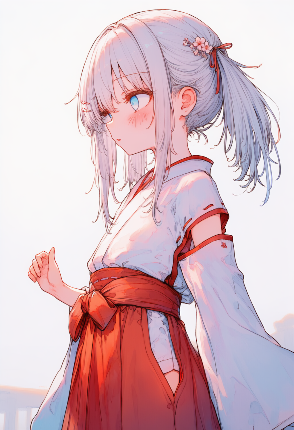 つるぺた巫女服J〇のスリットがえどい_0612