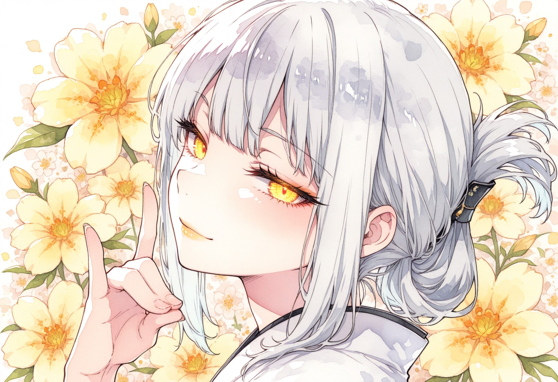 看板娘　flowers