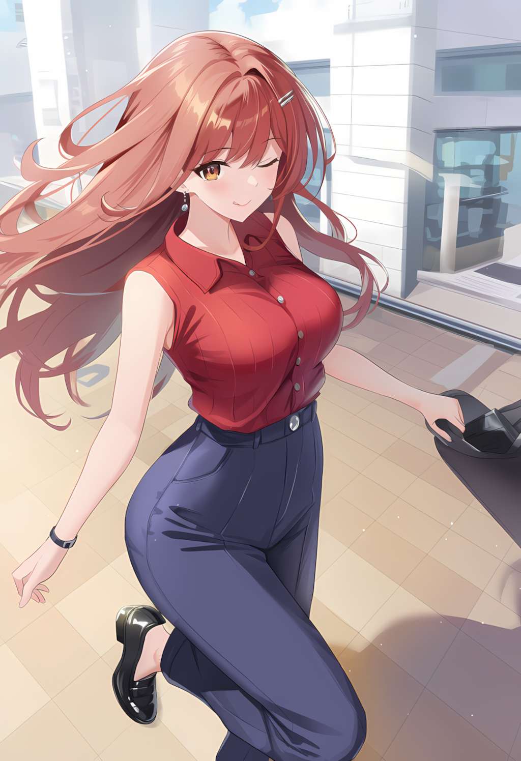 ノノカちゃんのスタイリッシュ通勤🌟💼