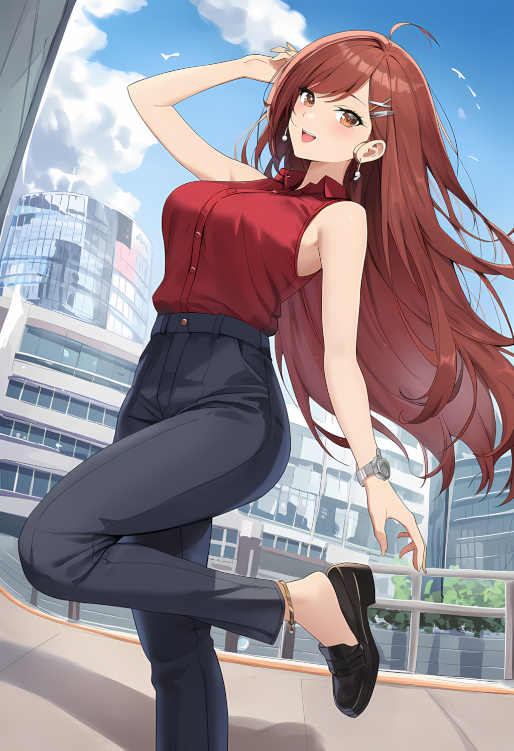 ノノカちゃんのスタイリッシュ通勤🌟💼