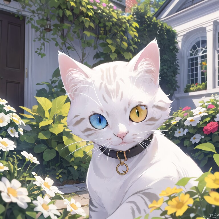 オッドアイねこちゃん