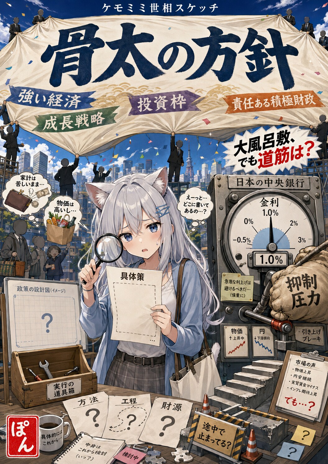 ケモミミ風刺画