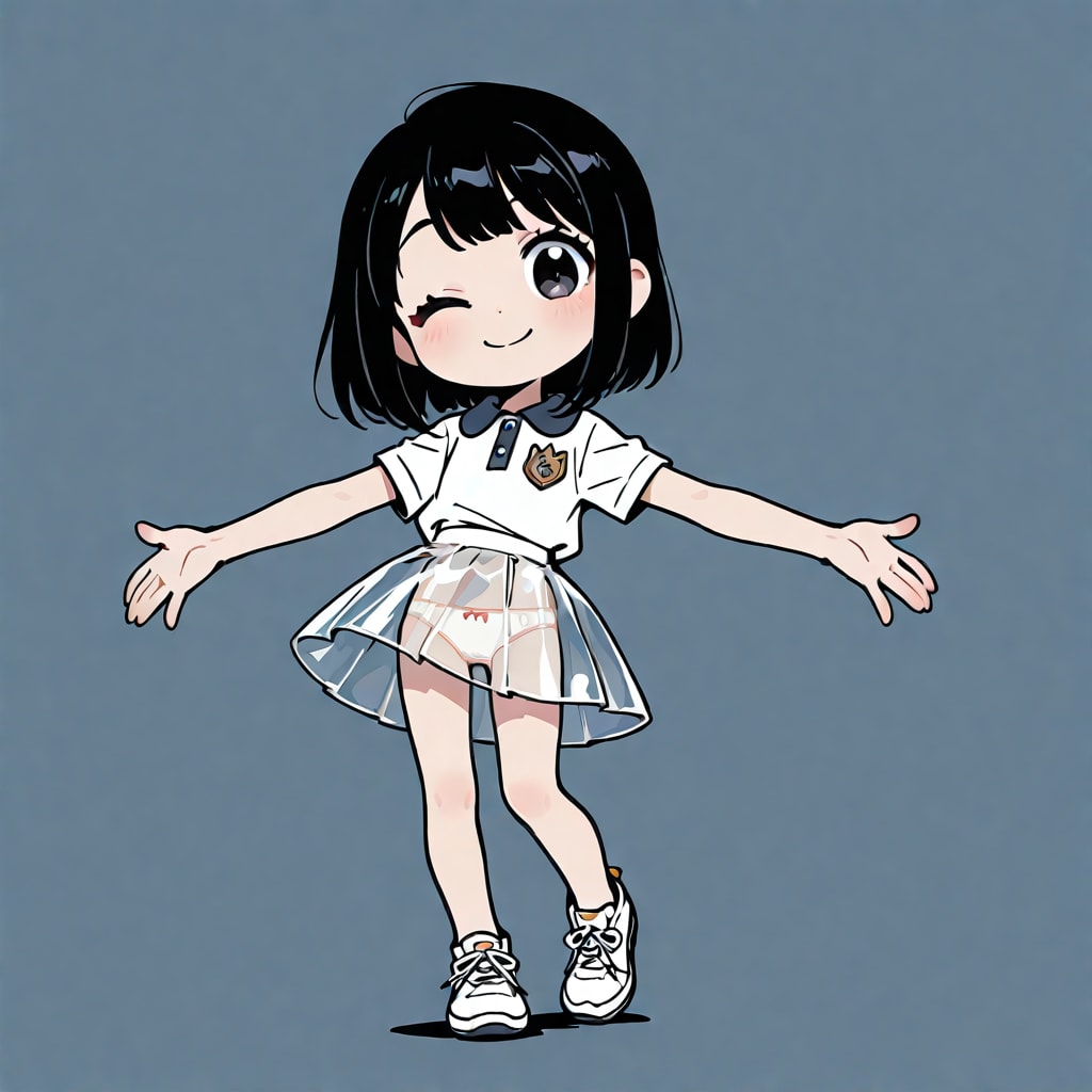透明スカート