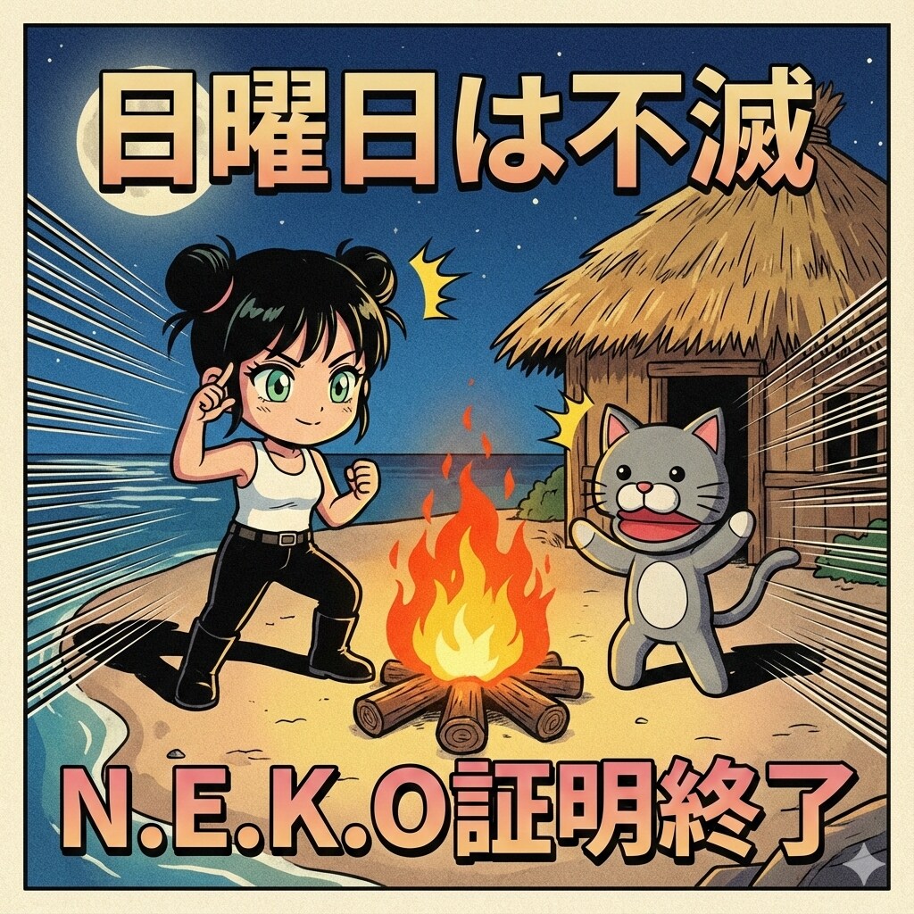 小説『室井ちゃんと無人島サバイバルにゃ猫人形/番外編』【ニャンノ世界】