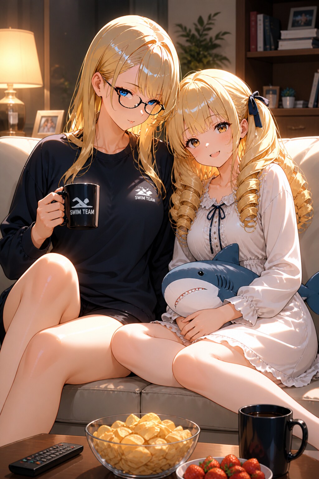 姉妹仲良し