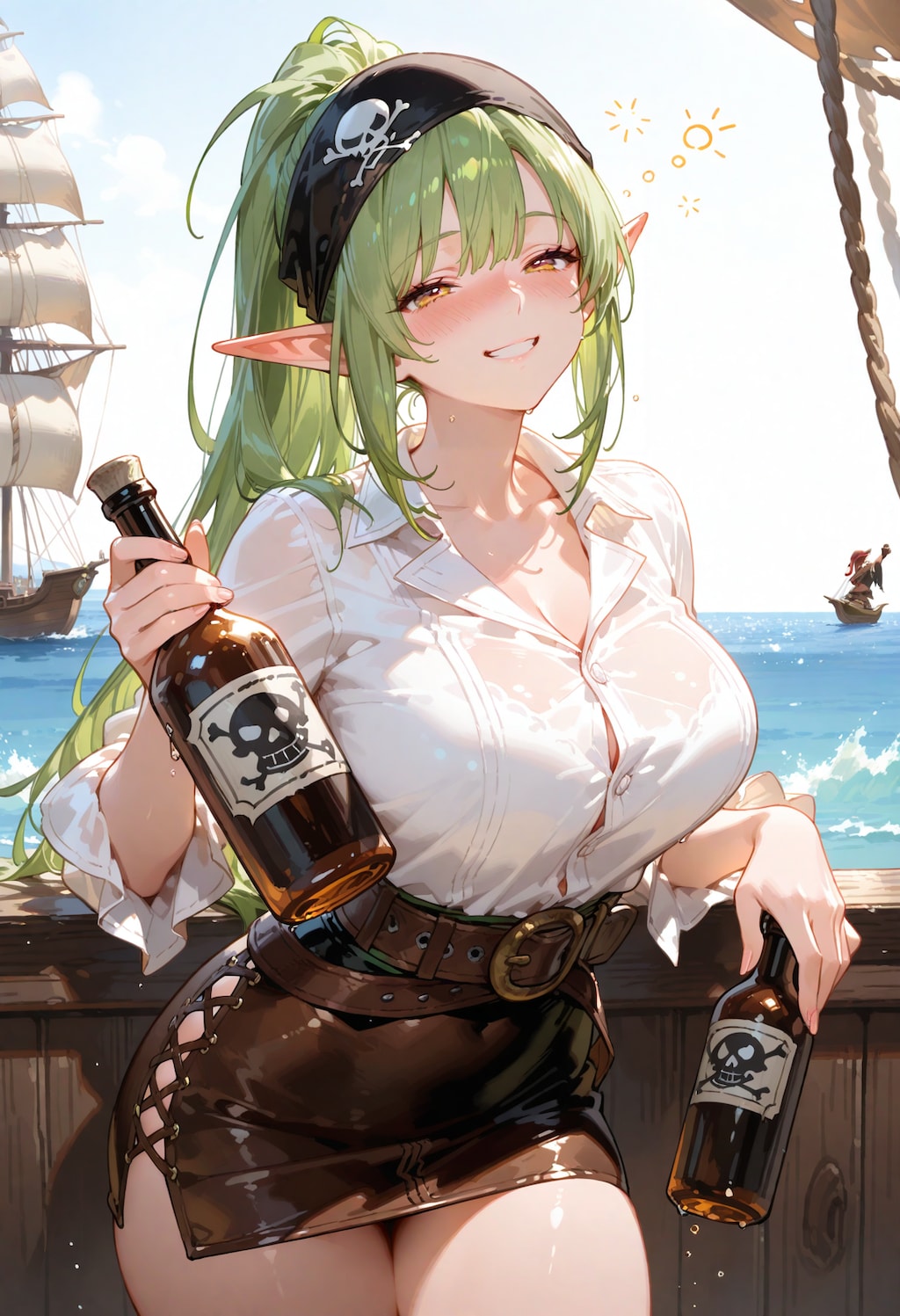 愉快な洋上戦力。