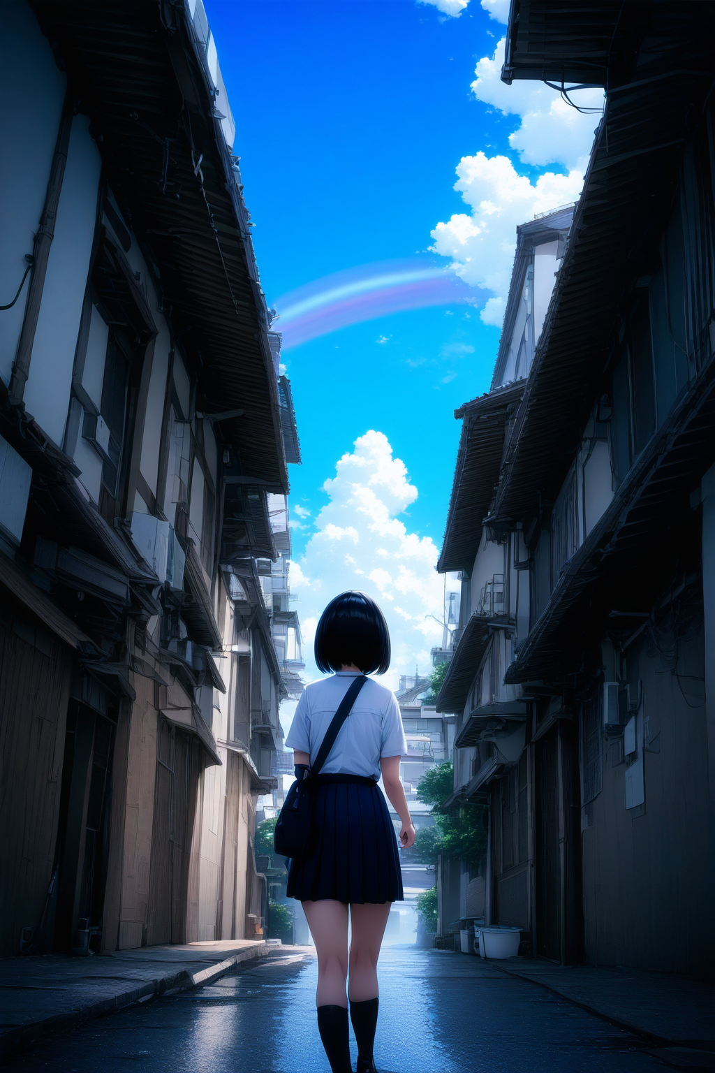 あ～虹でてるー | の人気AIイラスト・グラビア