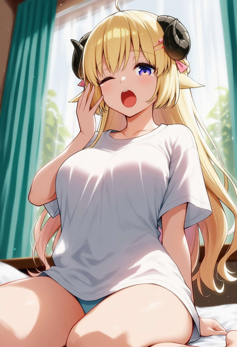 おはよぉ～（角巻わため） | の人気AIイラスト・グラビア