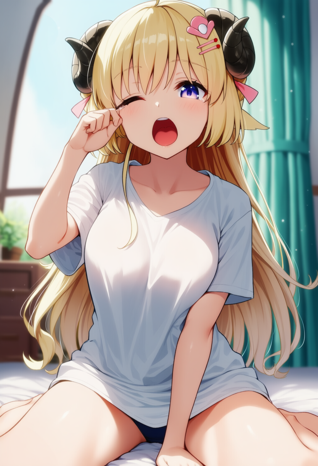 おはよぉ～（角巻わため）