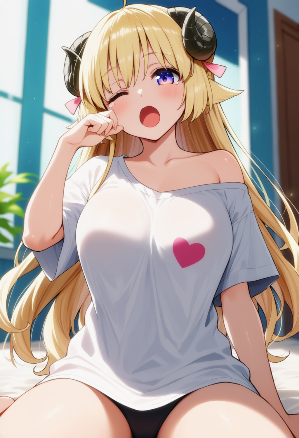 おはよぉ～（角巻わため）