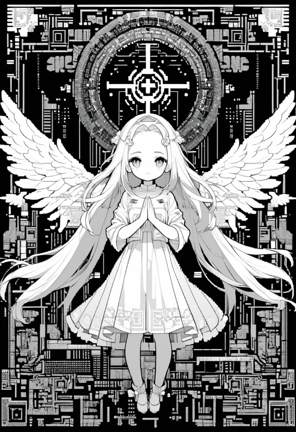 ドット絵天使再降臨とエンジェル青デコ