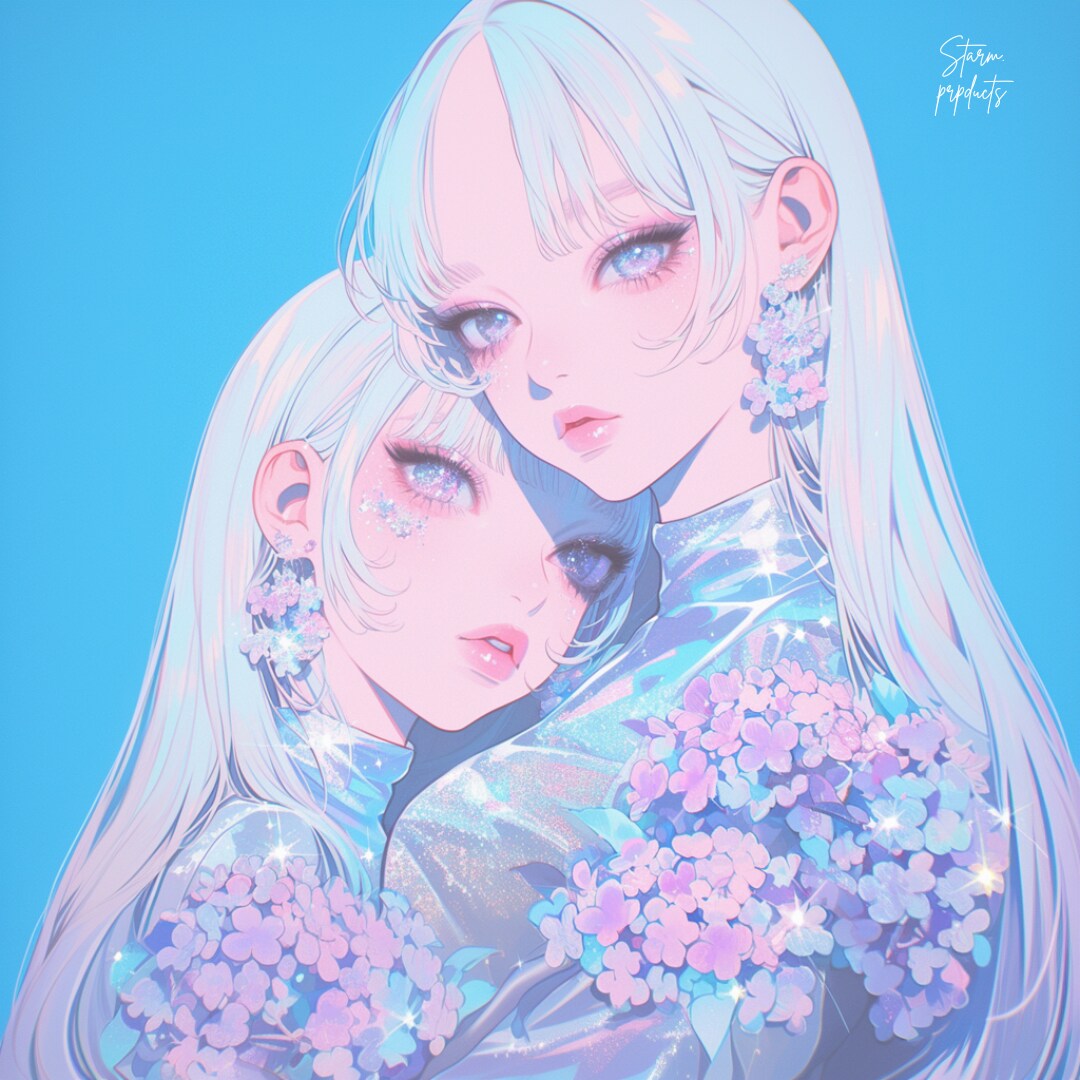 フリーアイコン/ペアアイコン/お揃いアイコン/双子アイコン