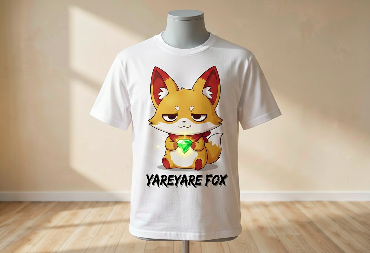 やれやれキツネTシャツ | の人気AIイラスト・グラビア