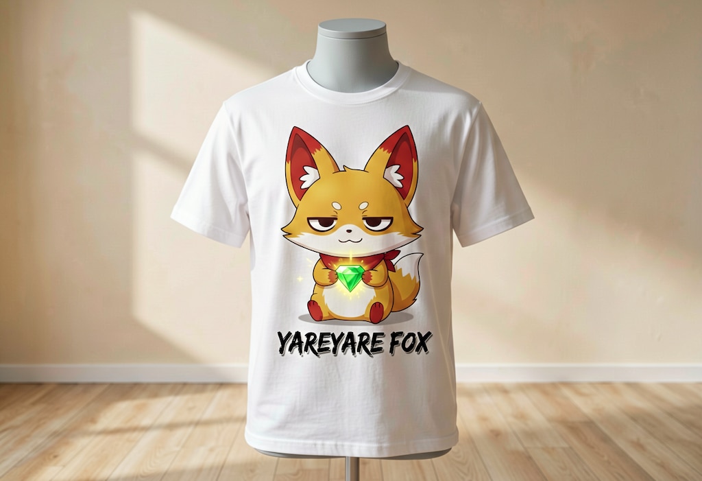 やれやれキツネTシャツ