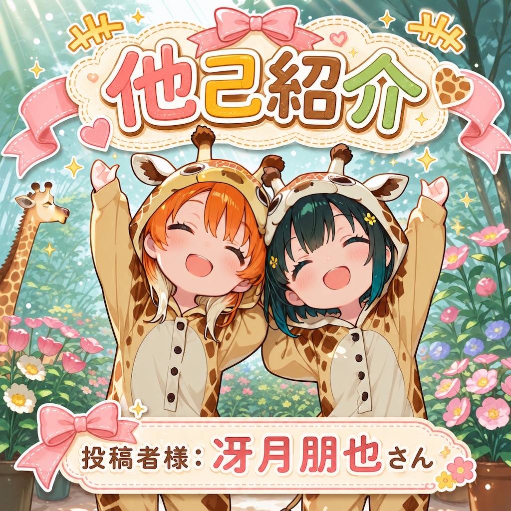 他己紹介：冴月朋也さん。