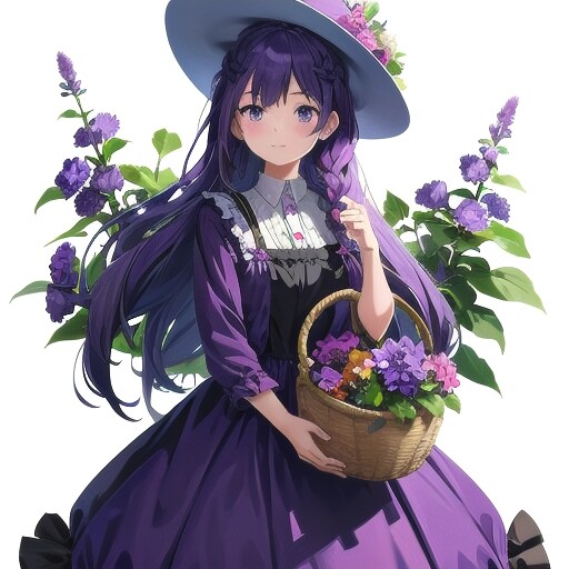 紫の花