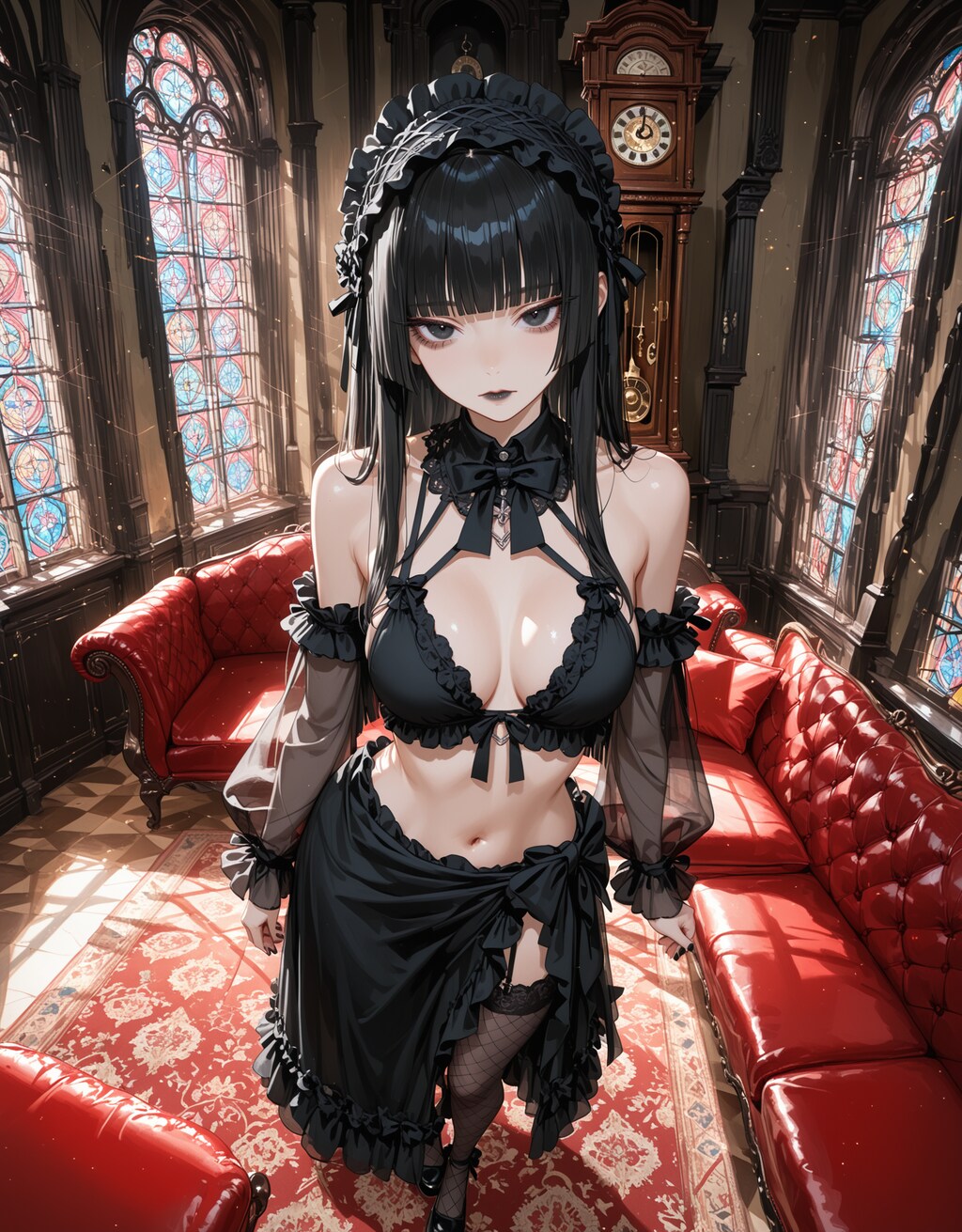 ゴスロリ水着(水濡れ厳禁)改良中