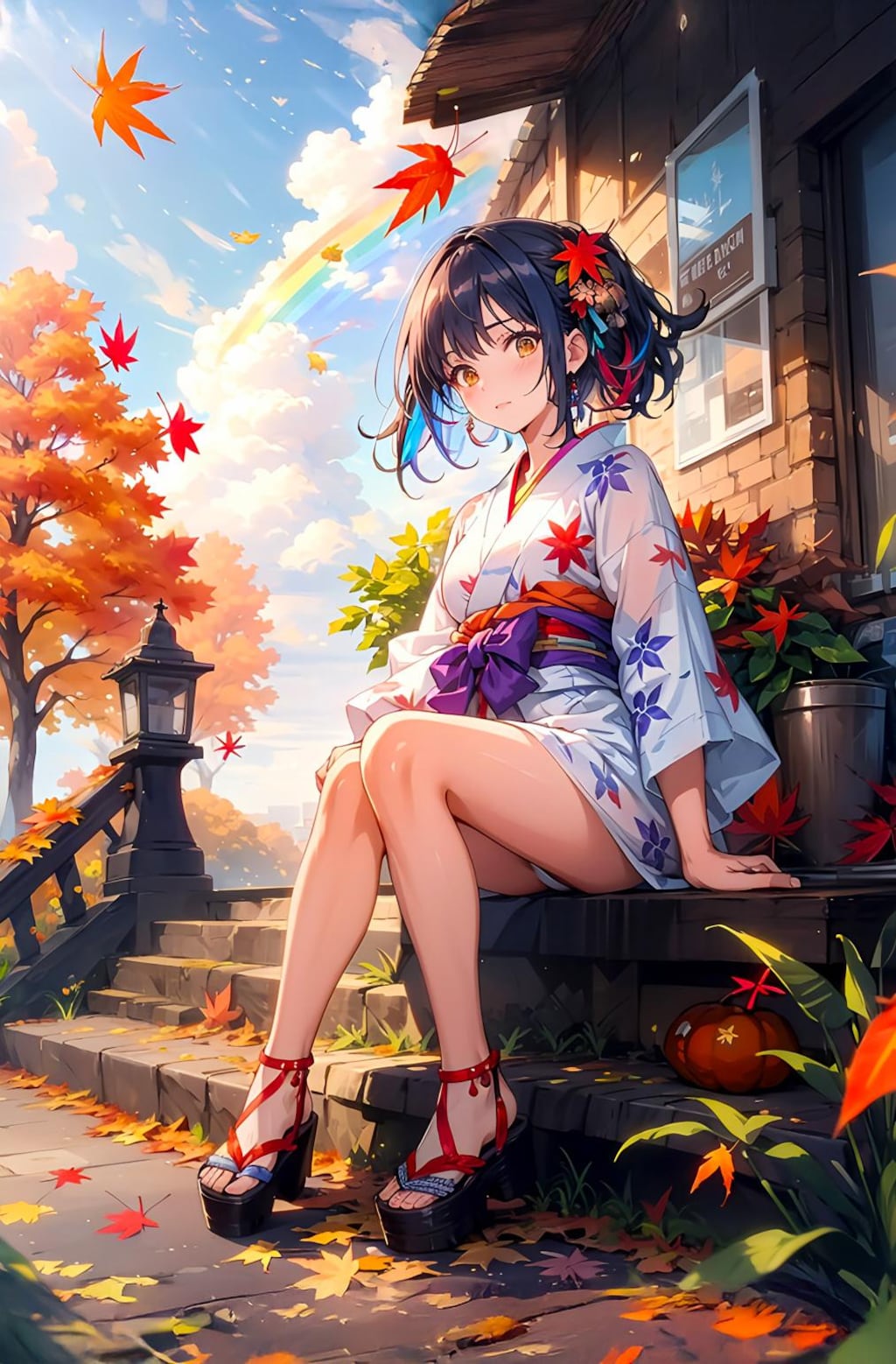 今日のトパーズちゃん　紅葉