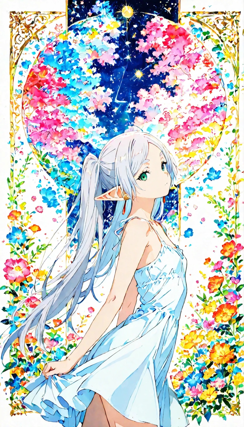 花畑を出す魔法