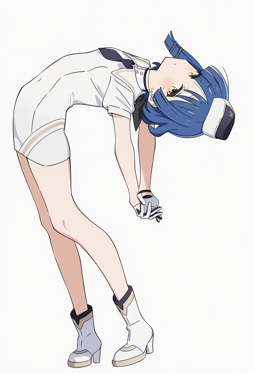 ブルアカオペレーター服　後ろ反り29