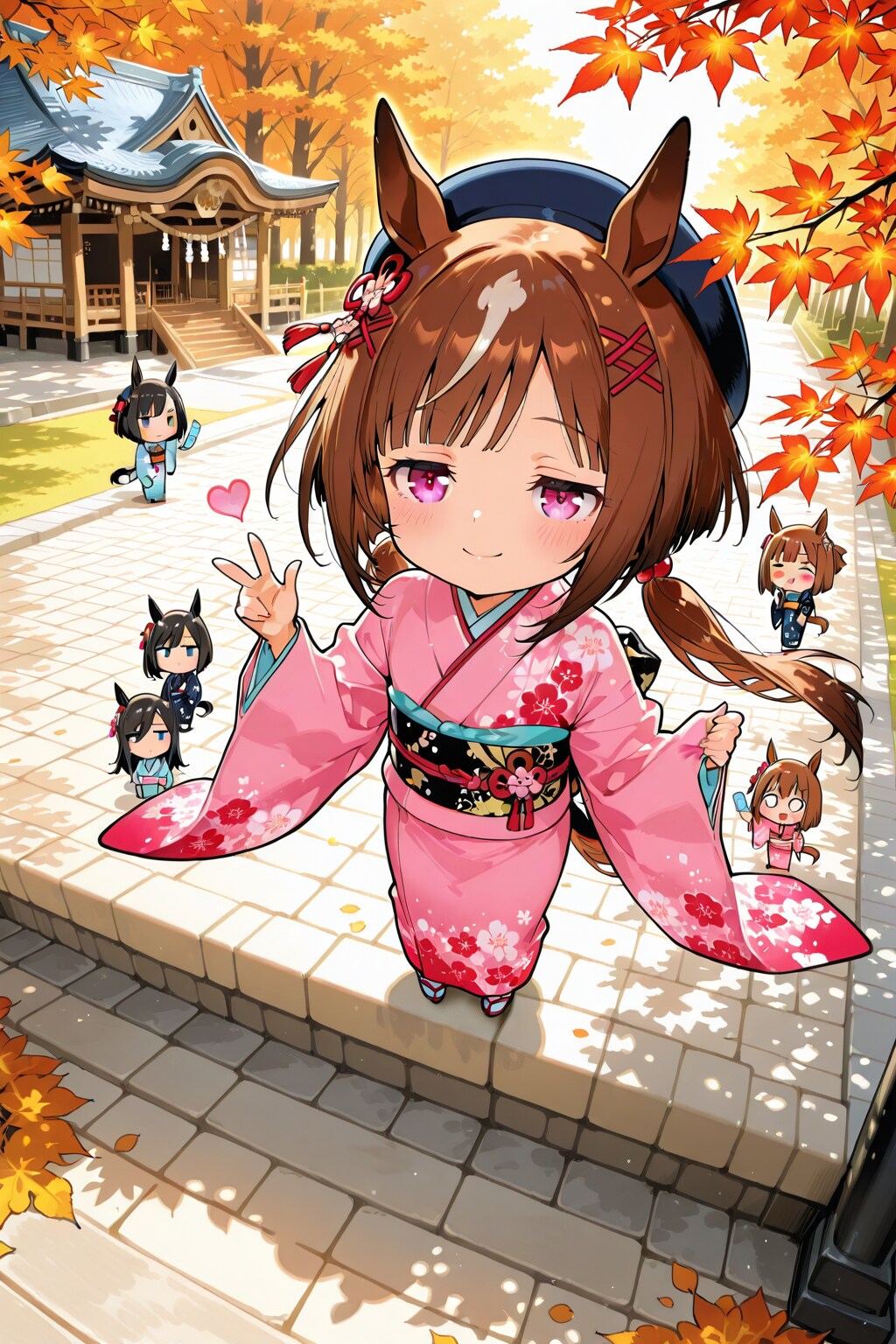 ウマちびちゃん。