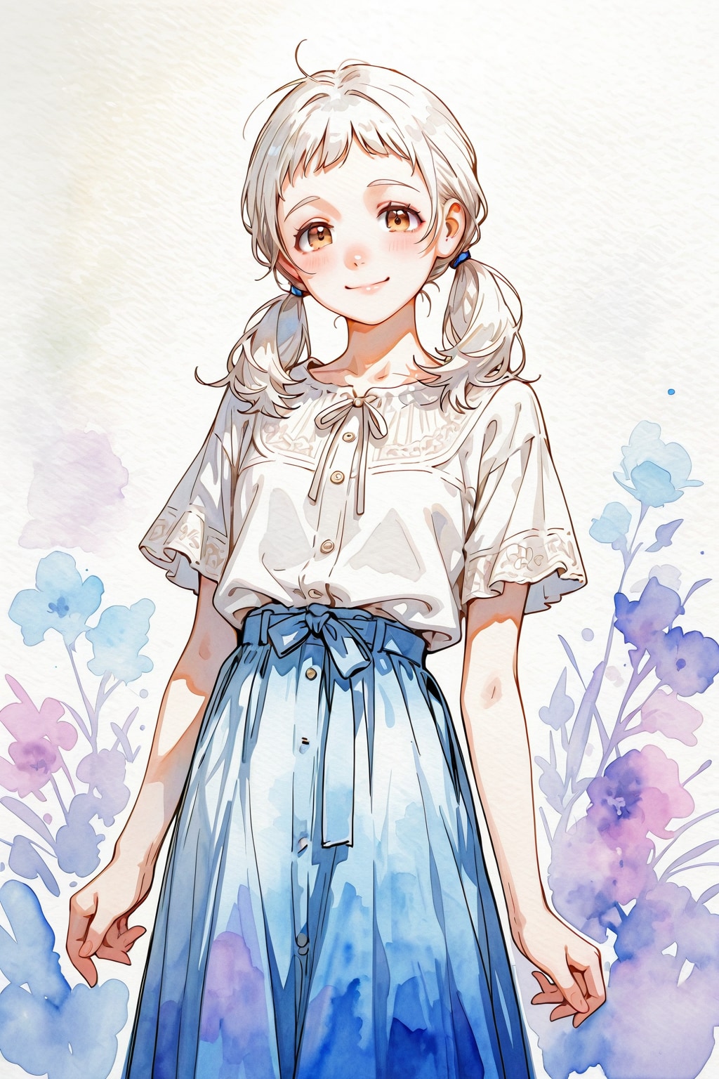 おさげ白ちゃん