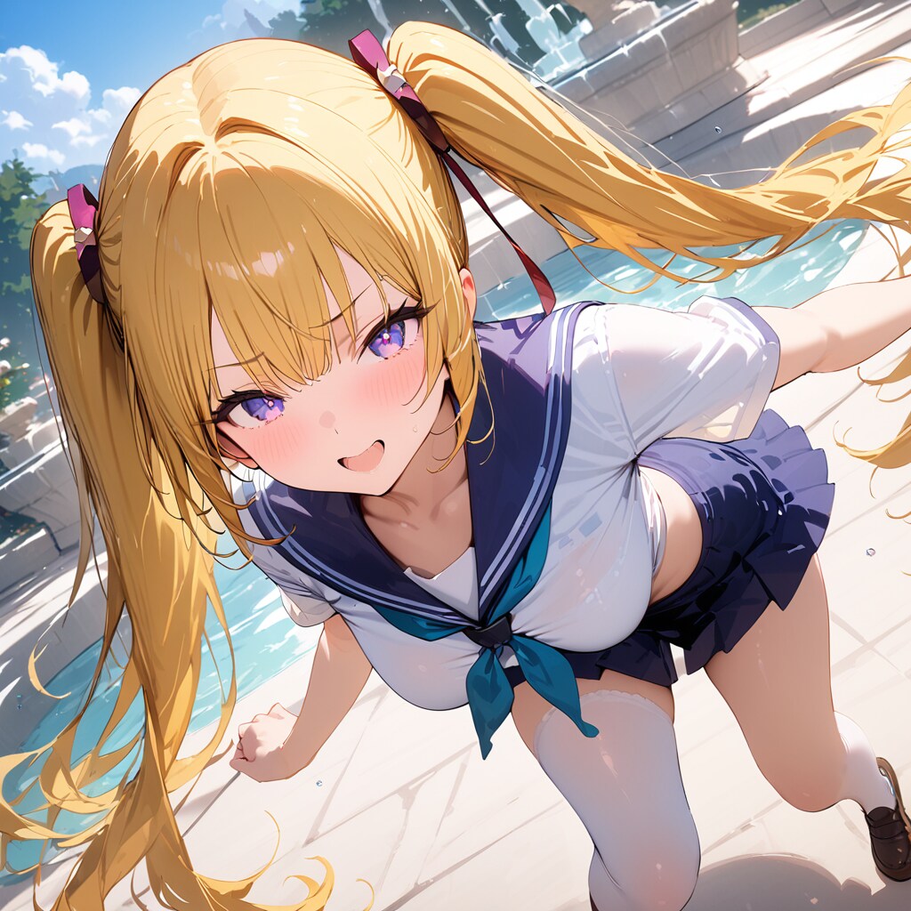 結菜(ゆな)とセーラー服