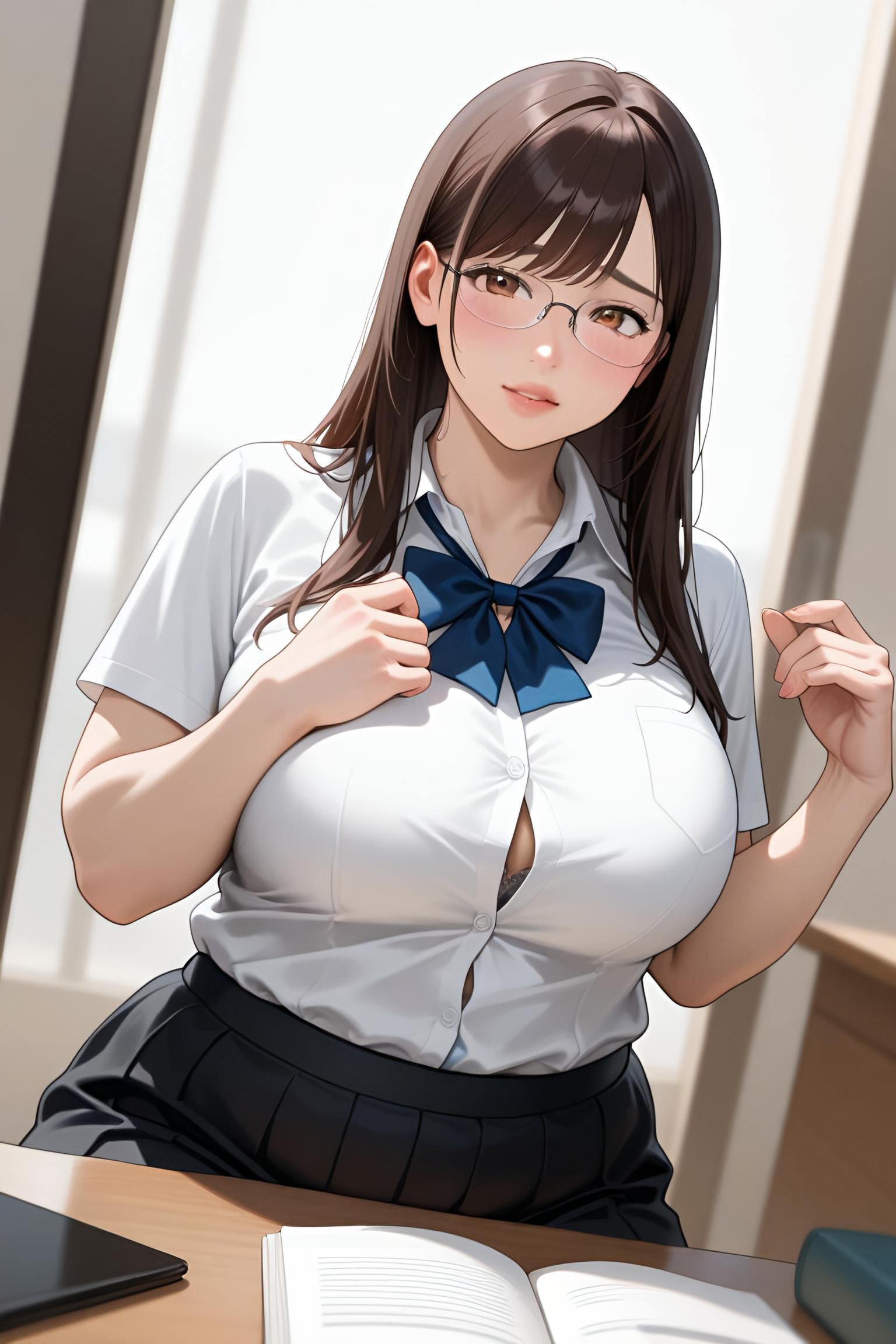 私だって緊張してるよ、男の子と勉強なんて初めてだし