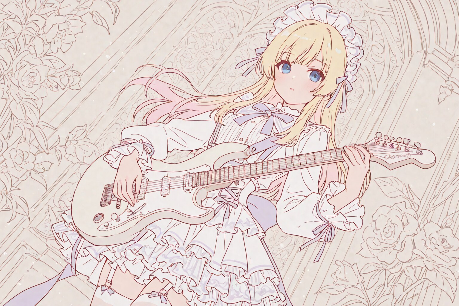 ギター少女 | の人気AIイラスト・グラビア