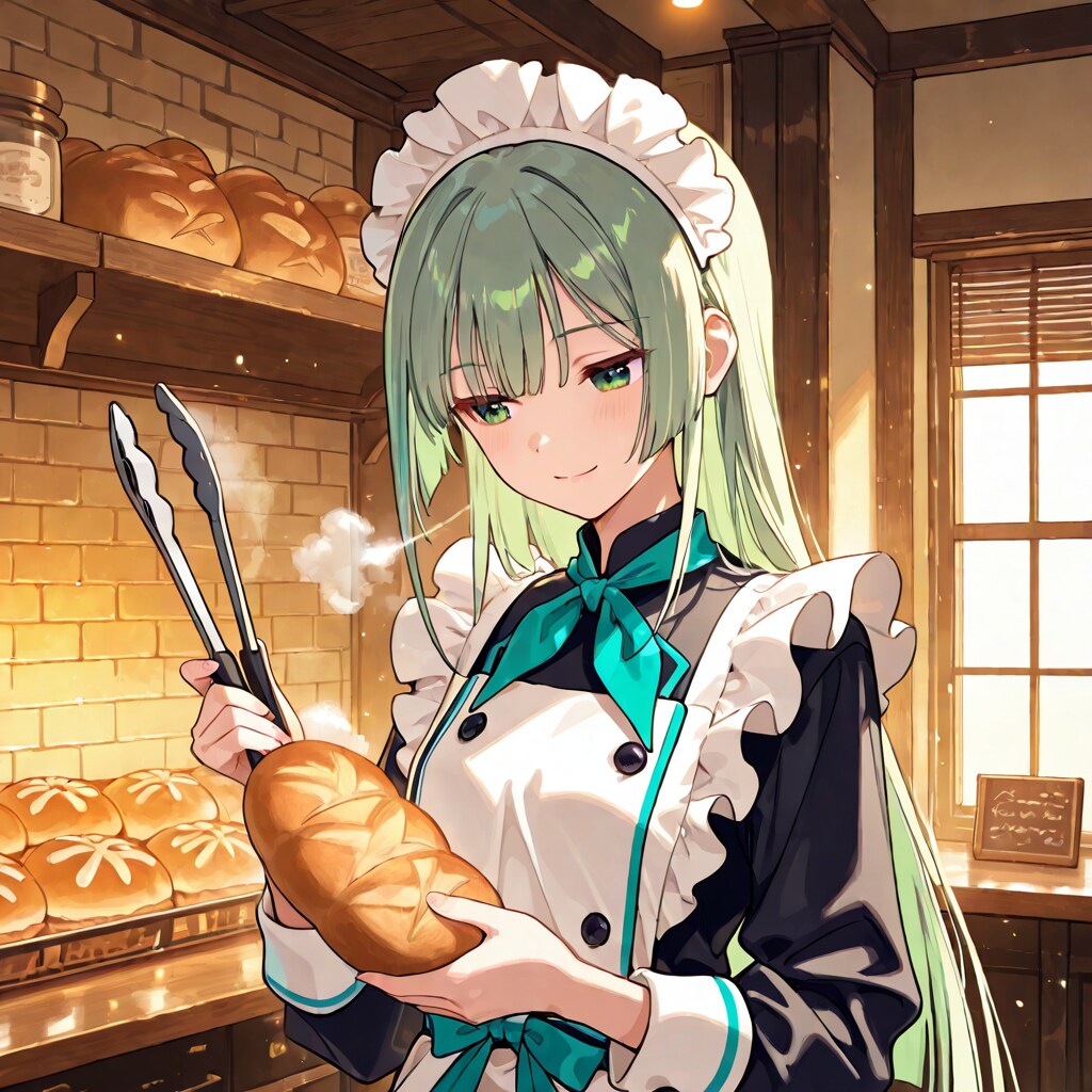 焼きたてパンの誘惑 | の人気AIイラスト・グラビア