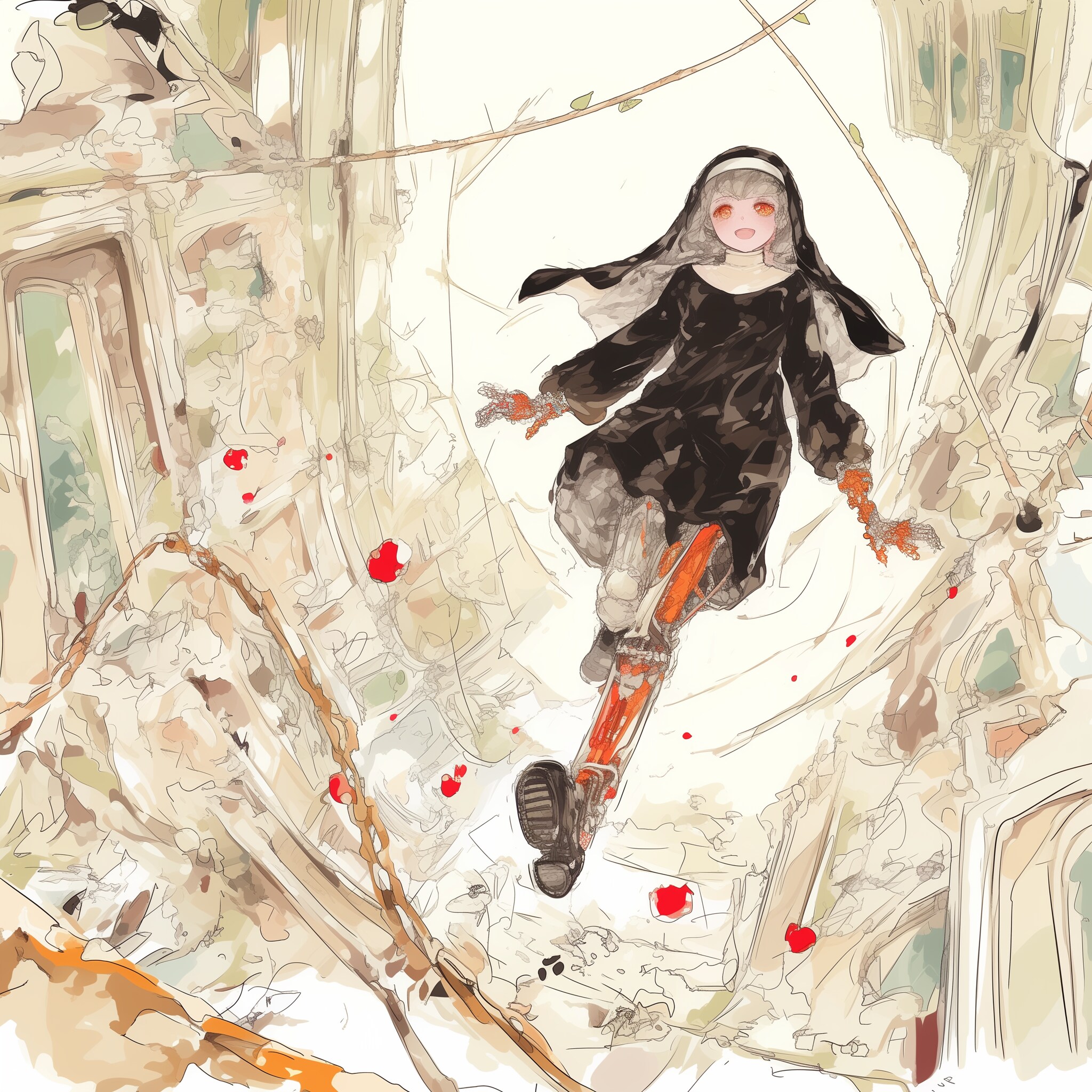 舞い降りる恐怖 | の人気AIイラスト・グラビア