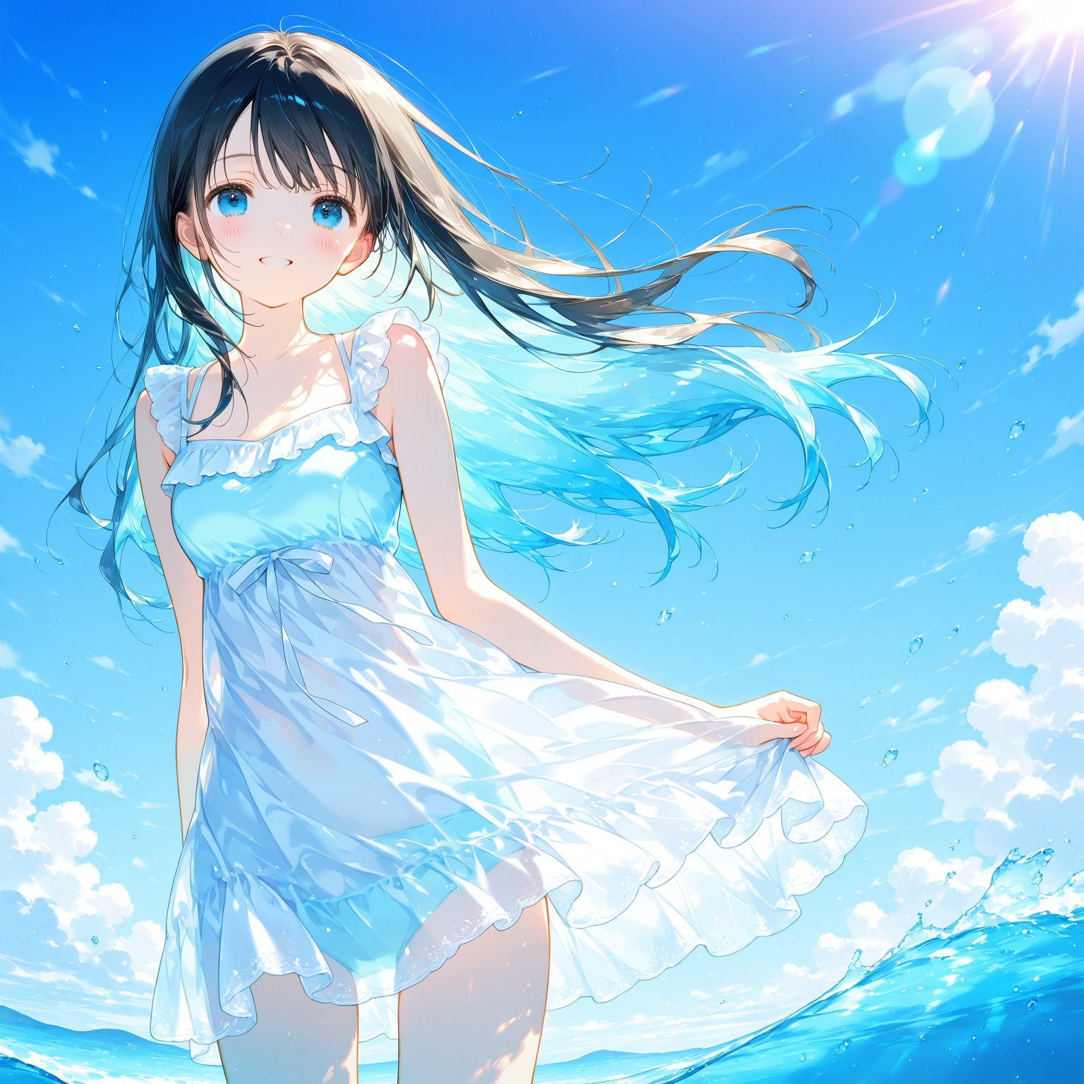 水着女子