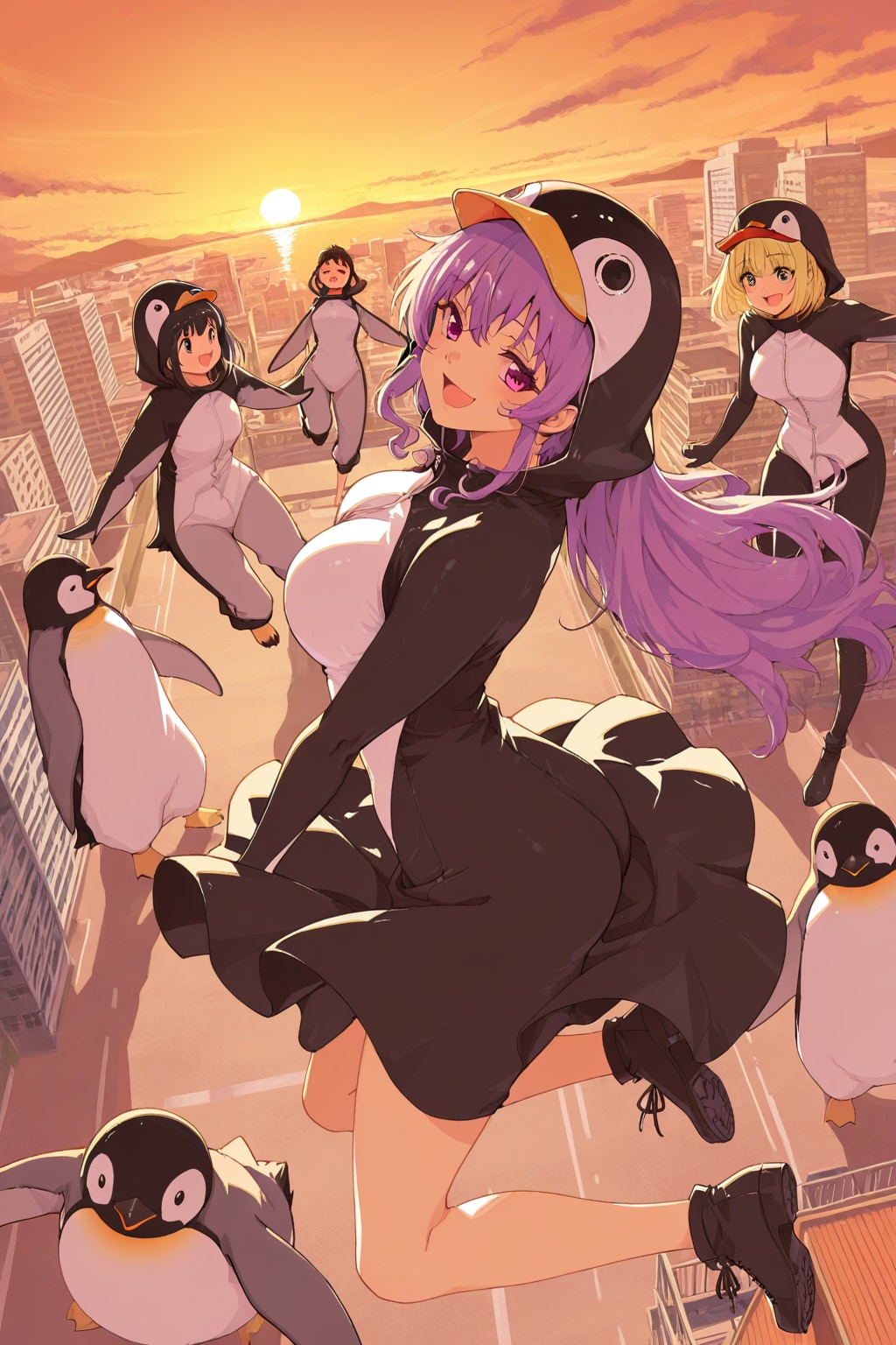 行くぞペンギン怪盗団