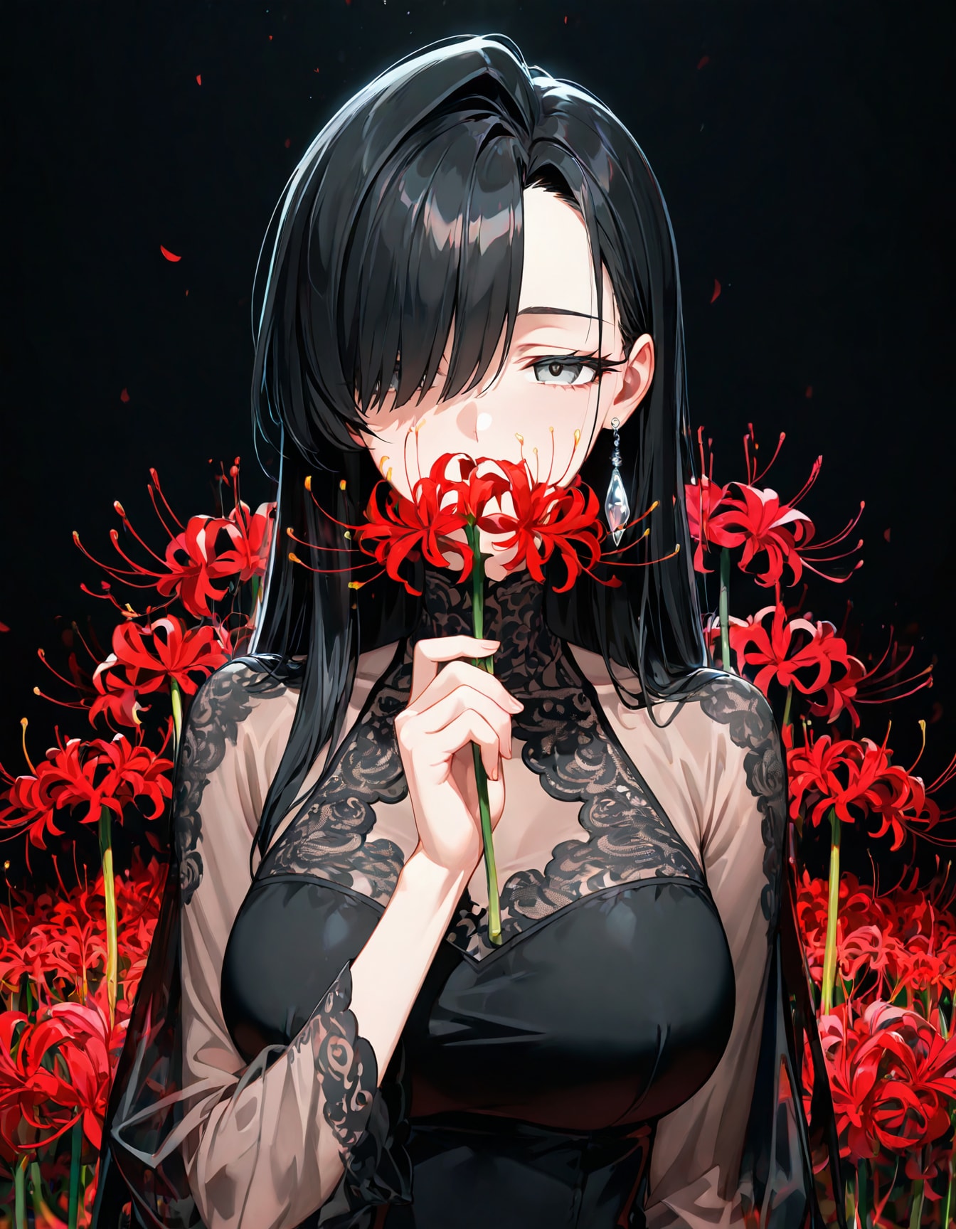 彼岸花 | の人気AIイラスト・グラビア