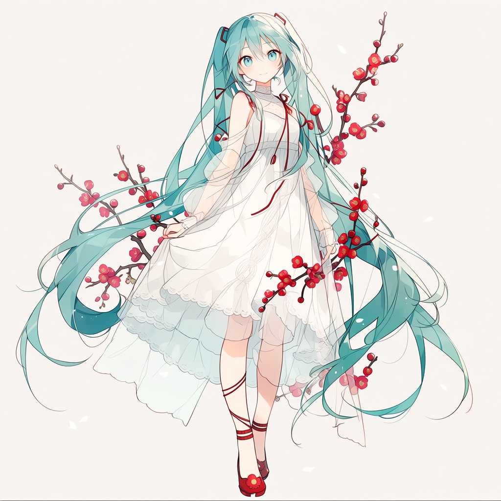 紅梅Miku | の人気AIイラスト・グラビア