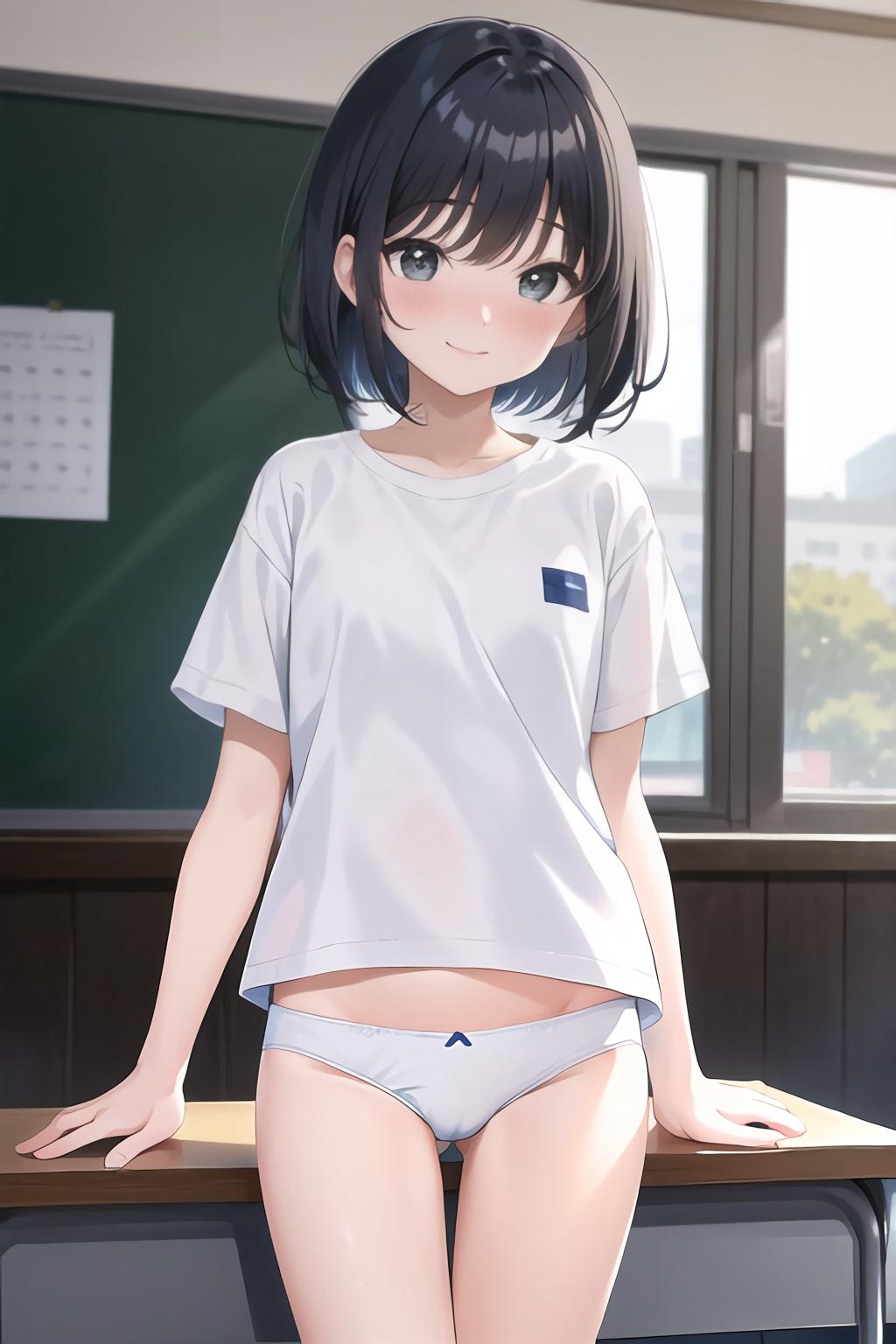 水着に生着替え