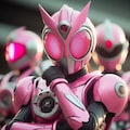 ピンクの仮面ライダー 8枚目