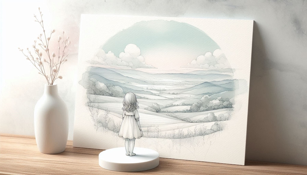 遠望・白(Dalle編)