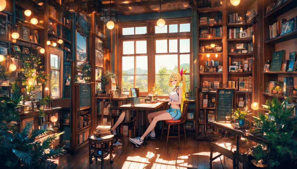 本屋＆カフェ４ - 星川サラ / にじさんじ