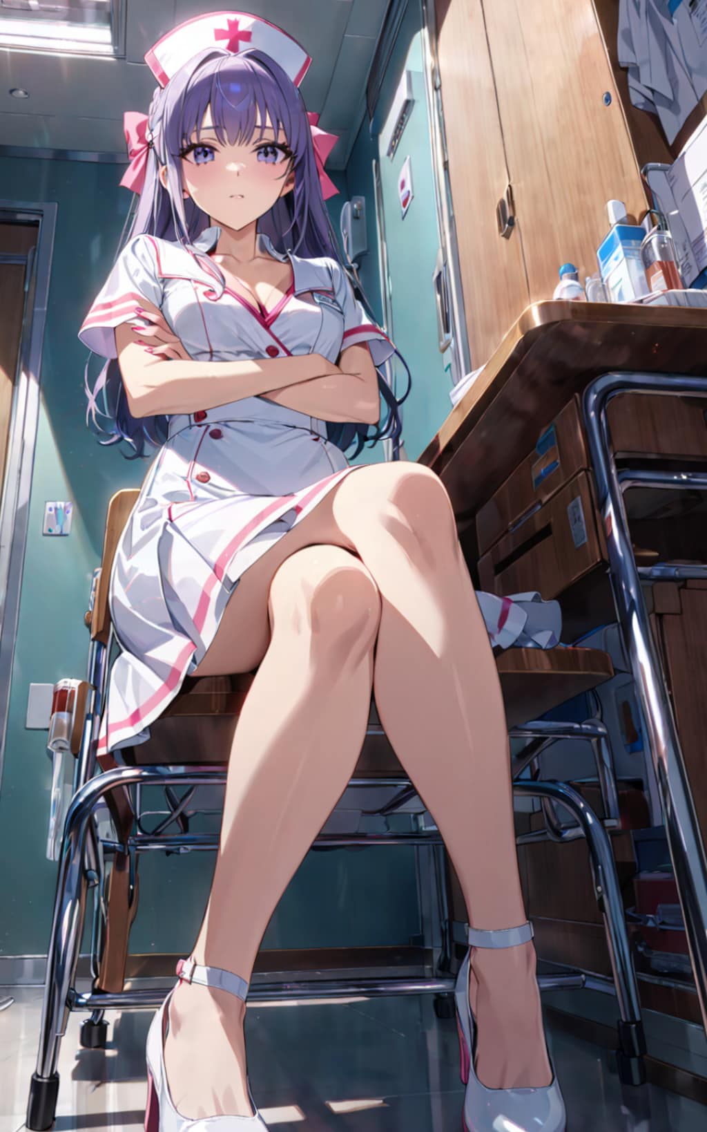 そこに座りなさい