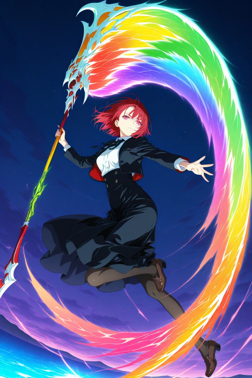 レインボー・スラァァァァッシュゥゥッッ！！！