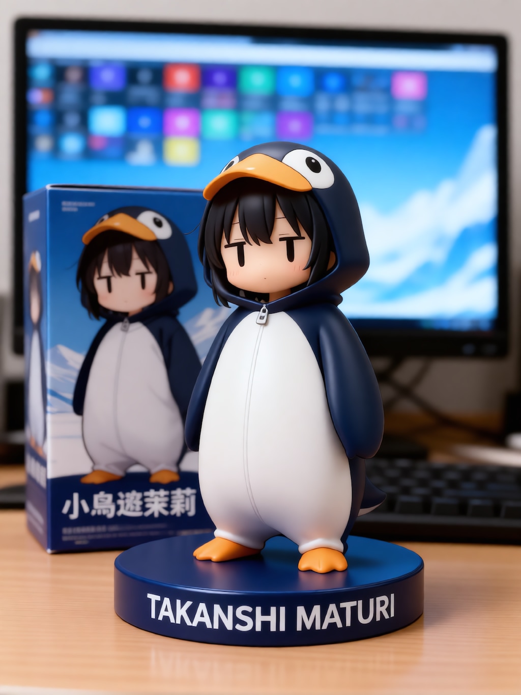 まつりのペンギンフィギュア