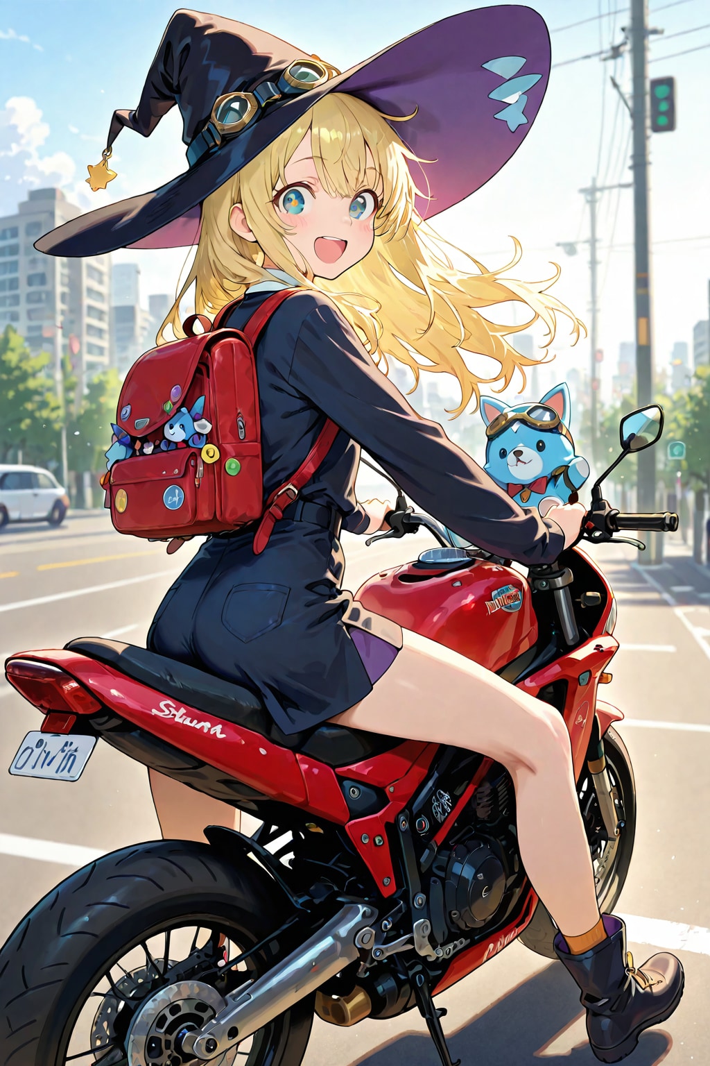 バイク好きな魔女