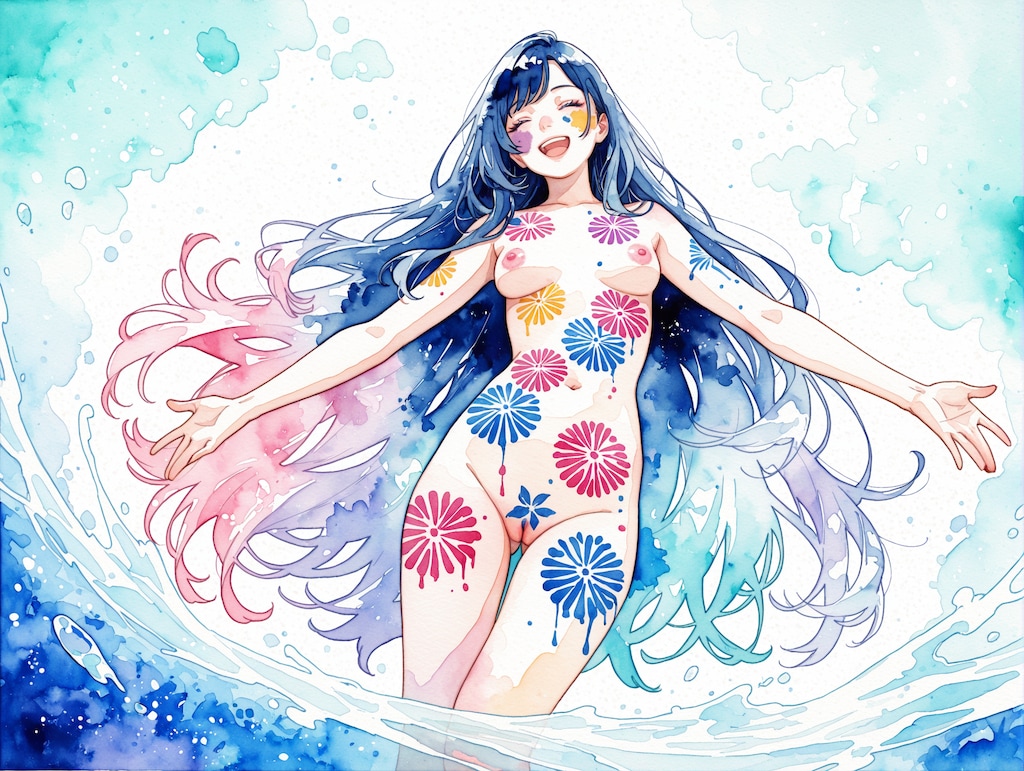 A pure and vividly colorful world 14