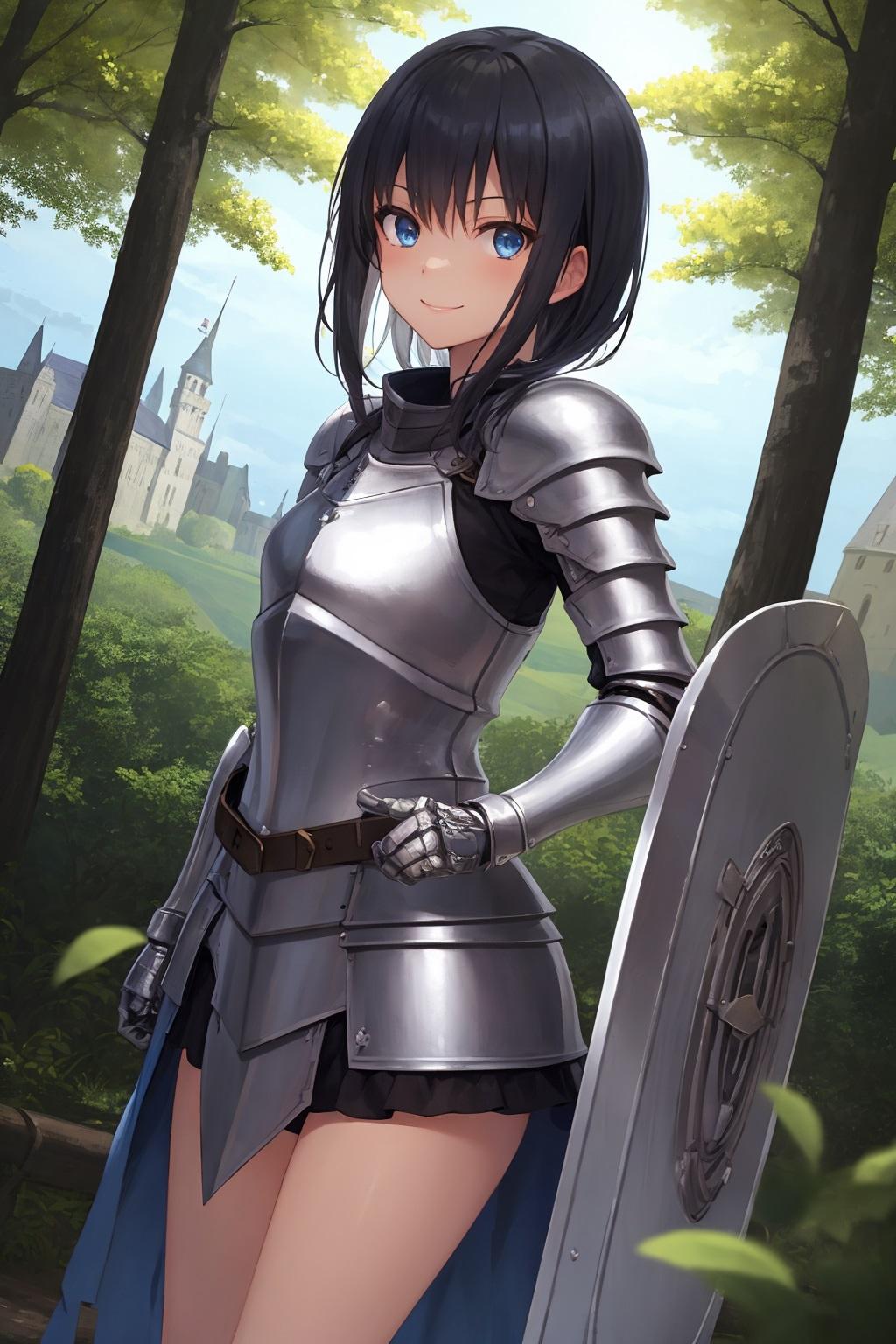 女騎士　着替え中