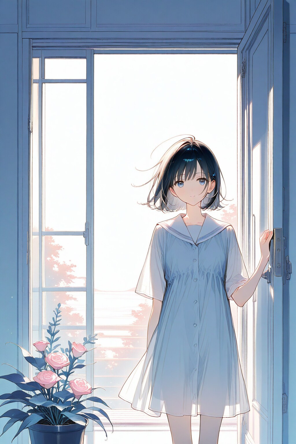 扉を開けて | の人気AIイラスト・グラビア