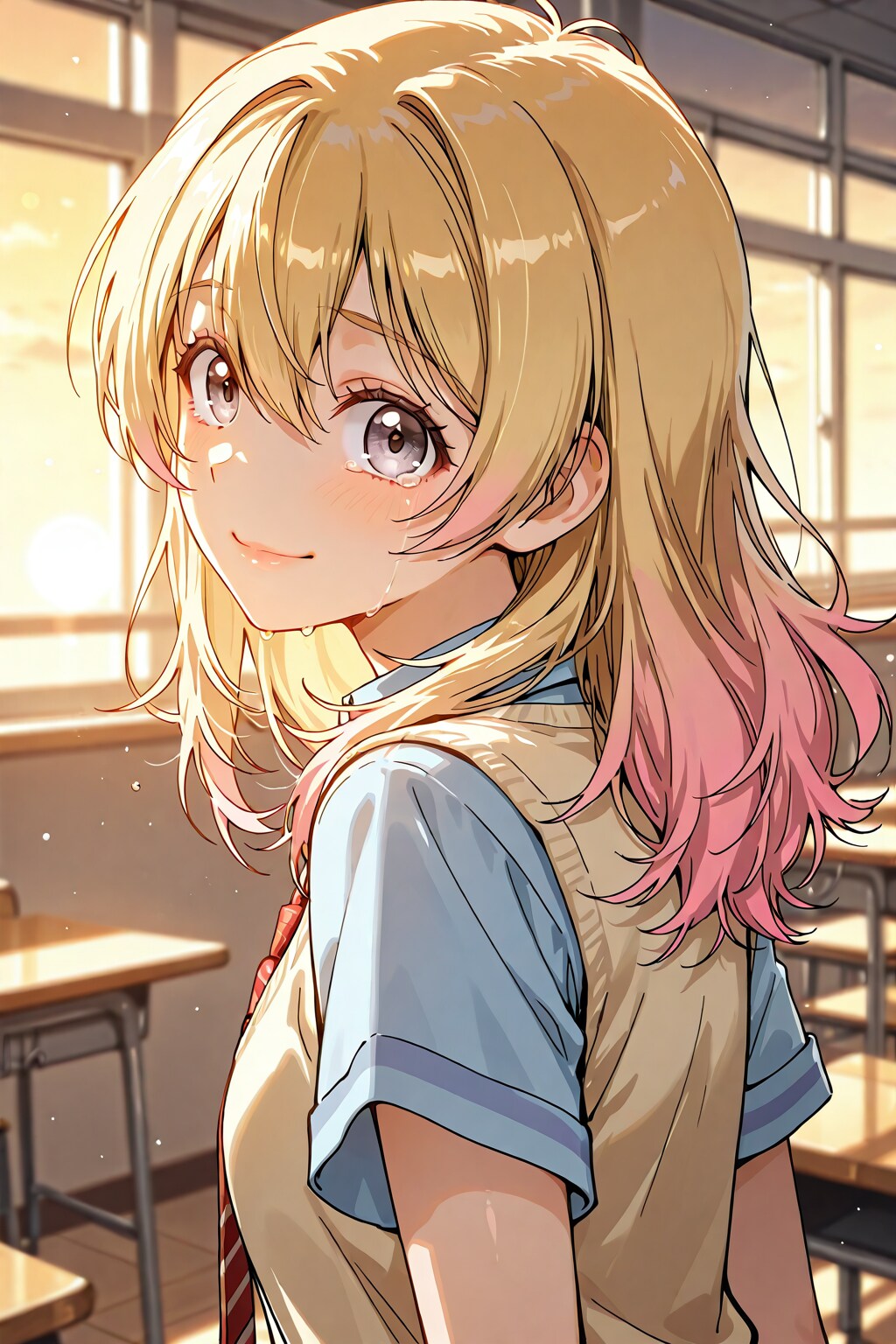 うぅん、なんでもない！帰ろ！