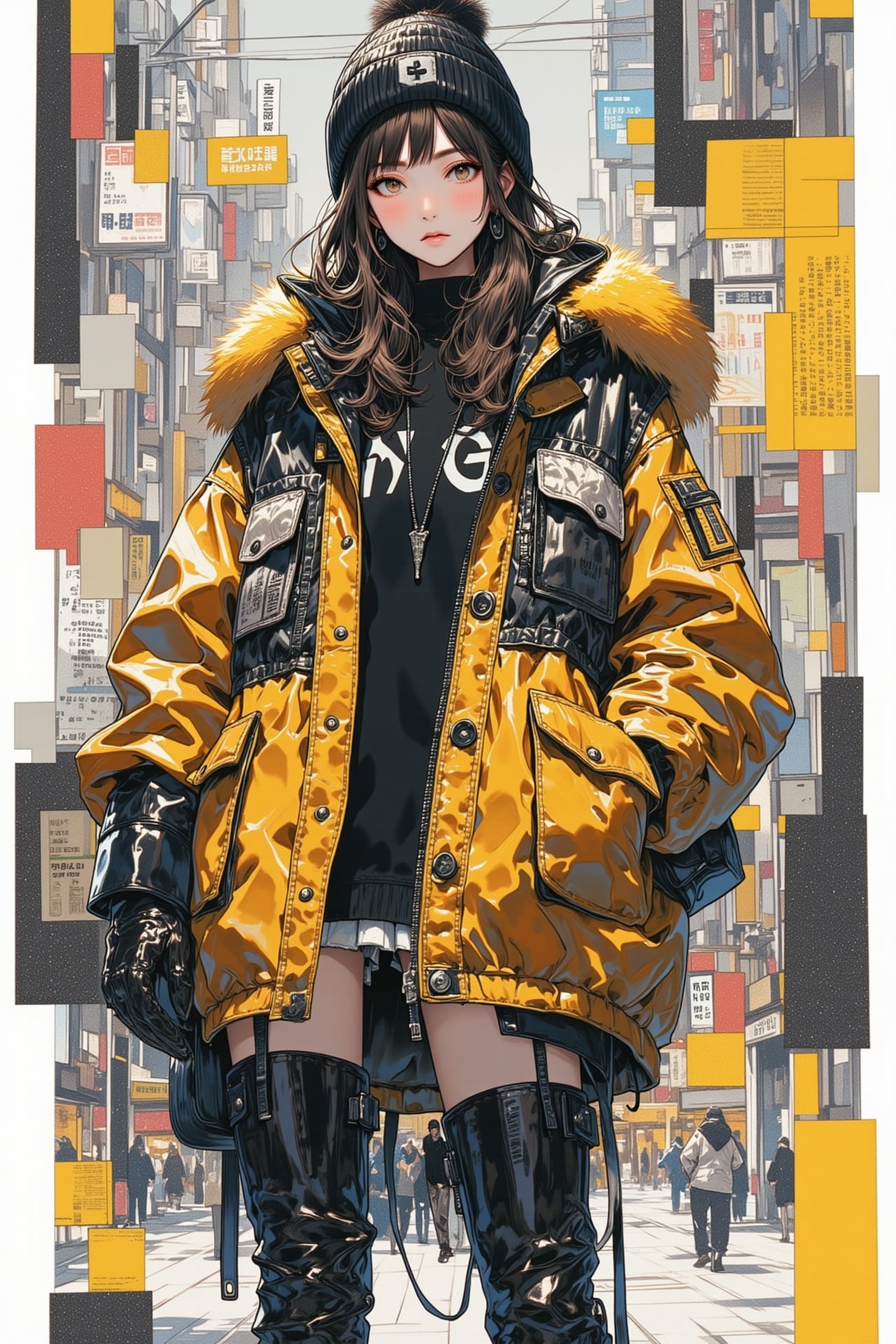Winter Street Fashion | の人気AIイラスト・グラビア