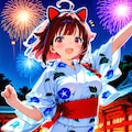 夏祭りだにゃっ！🏮 6枚目